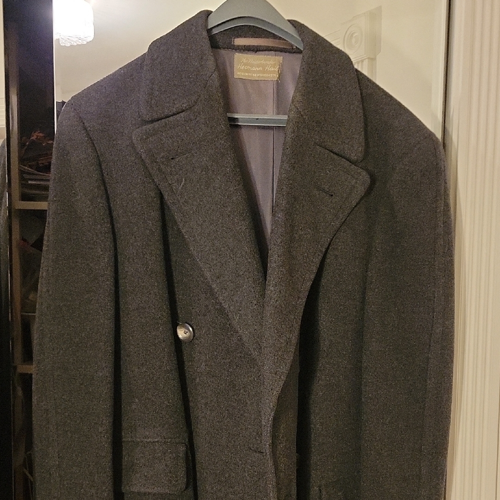 Men's Gray Pea Coat